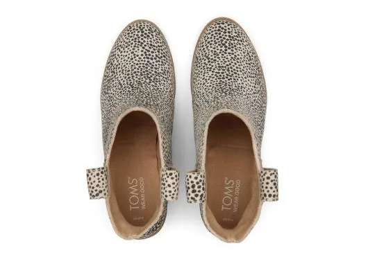 Women WomenConstance Mini Cheetah Suede Heeled Boot Sahara TOMS Boots and Booties