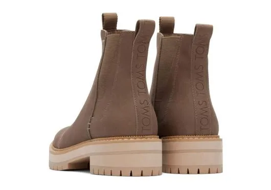 Women WomenDakota Taupe Water Resistant Leather Boot Taupe TOMS Exclusives