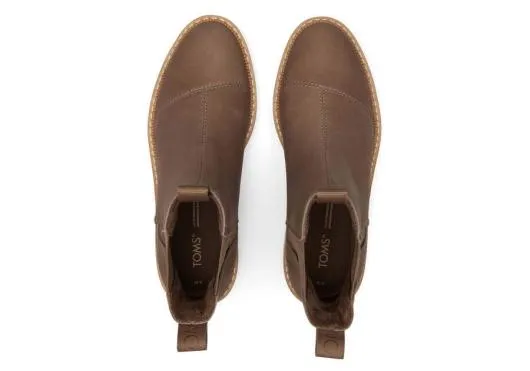 Women WomenDakota Taupe Water Resistant Leather Boot Taupe TOMS Exclusives