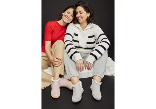 Women WomenLola Grey Metallic Waffle Bootie Slipper Drizzle Grey TOMS Slippers