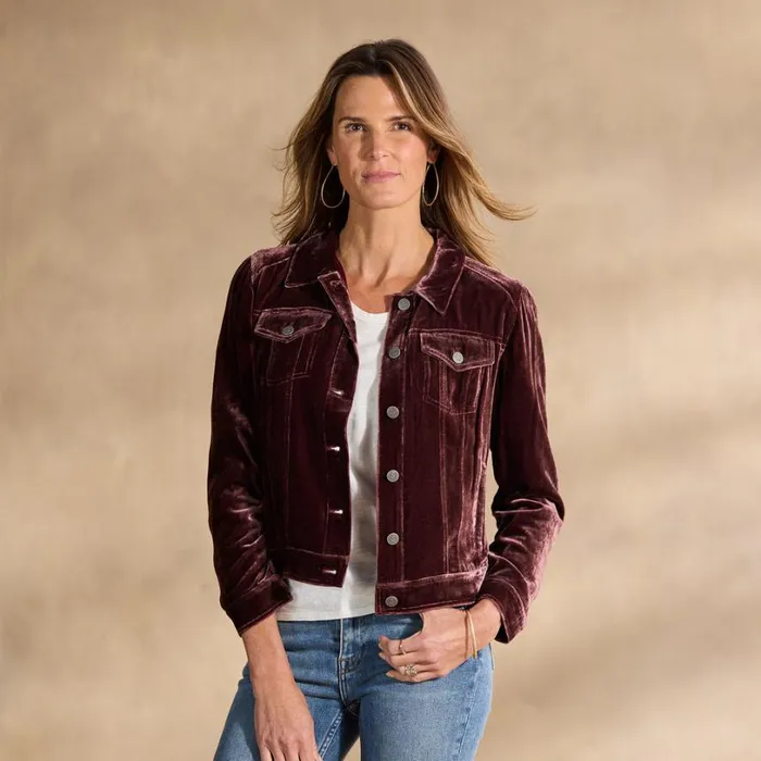 Women Wren II Velvet Jacket Mahogany Sundance Catalog Jackets and Coats Women Wren II Velvet Jacket Mahogany Sundance Catalog Jackets and Coats