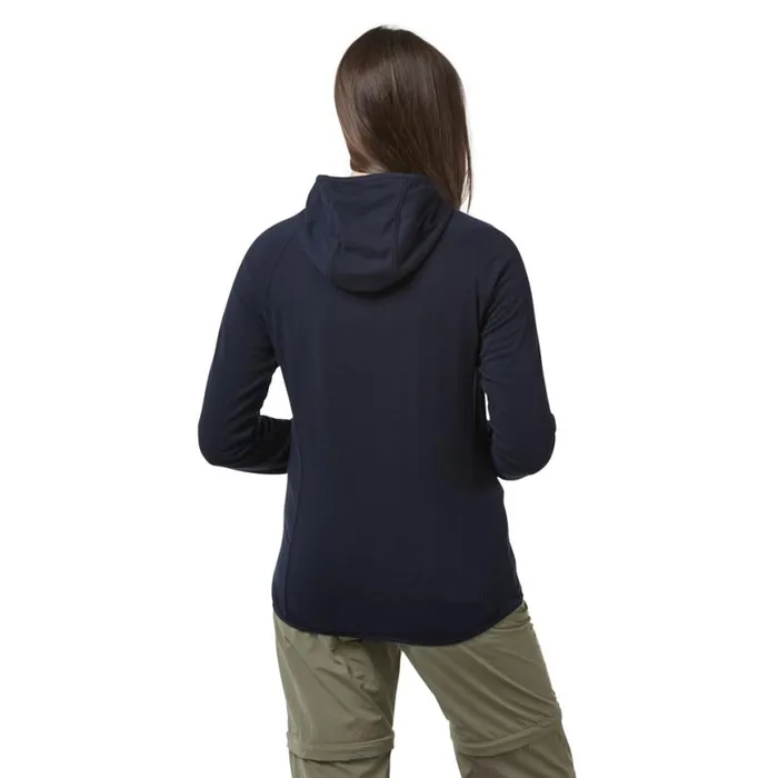 Womens Full Zip Fleece Craghoppers NosiLife Nilo Hooded Top Blue Navy Womens Full Zip Fleece Craghoppers NosiLife Nilo Hooded Top Blue Navy