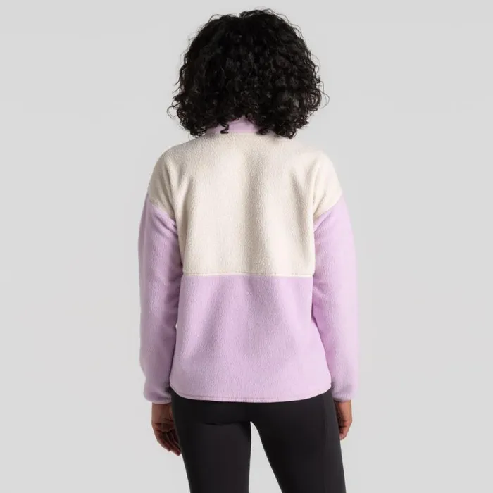 Womens Full Zip Fleece Craghoppers Otrail Jacket Orchid Calico Womens Full Zip Fleece Craghoppers Otrail Jacket Orchid Calico