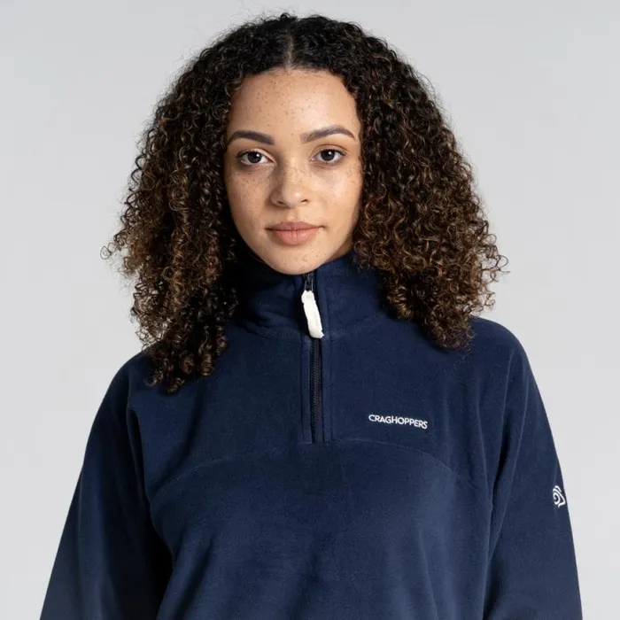 Womens Half Zip Fleece Craghoppers Lani Half Zip Fleece Blue Navy Womens Half Zip Fleece Craghoppers Lani Half Zip Fleece Blue Navy