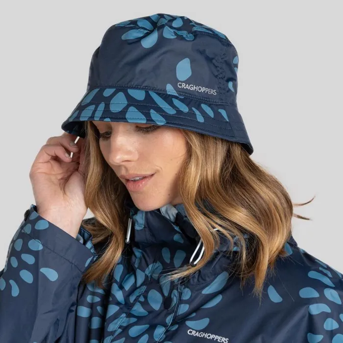 Womens Hats Craghoppers National Trust Globeflower Bucket Hat Blue Navy Print Womens Hats Craghoppers National Trust Globeflower Bucket Hat Blue Navy Print