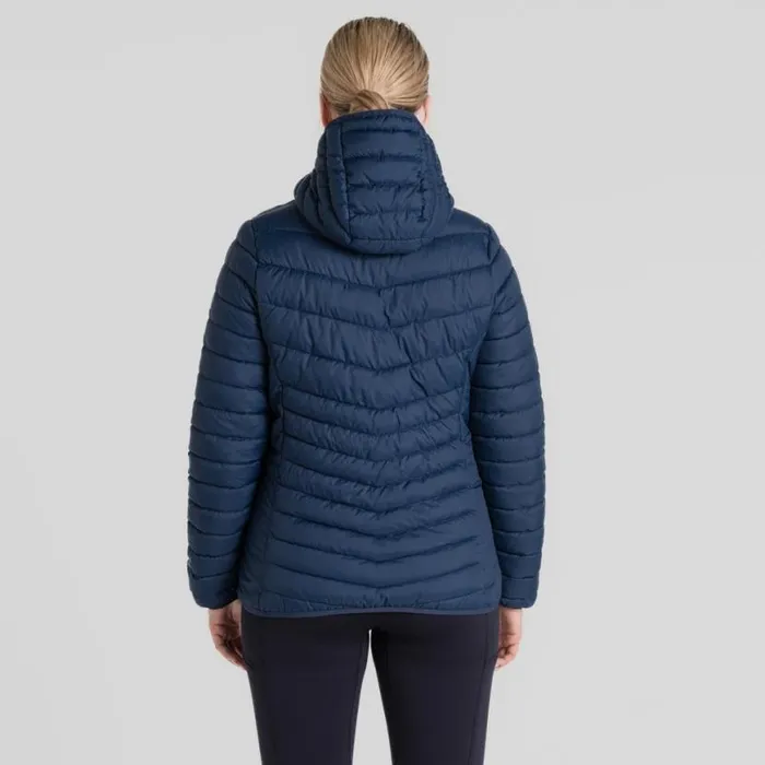 Womens Insulated Jackets Craghoppers Compresslite VIII Hooded Jacket Blue Navy Blue Navy Womens Insulated Jackets Craghoppers Compresslite VIII Hooded Jacket Blue Navy Blue Navy