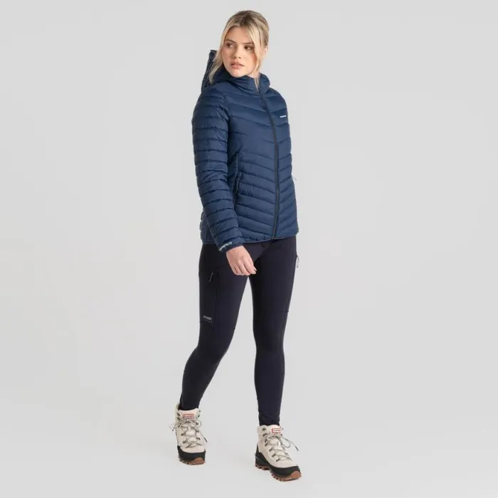 Womens Insulated Jackets Craghoppers Compresslite VIII Hooded Jacket Blue Navy Blue Navy Womens Insulated Jackets Craghoppers Compresslite VIII Hooded Jacket Blue Navy Blue Navy