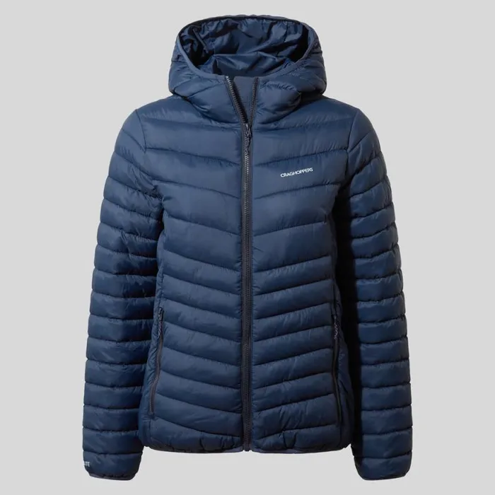 Womens Insulated Jackets Craghoppers Compresslite VIII Hooded Jacket Blue Navy Blue Navy Womens Insulated Jackets Craghoppers Compresslite VIII Hooded Jacket Blue Navy Blue Navy