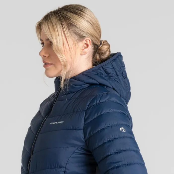 Womens Insulated Jackets Craghoppers Compresslite VIII Hooded Jacket Blue Navy Blue Navy Womens Insulated Jackets Craghoppers Compresslite VIII Hooded Jacket Blue Navy Blue Navy