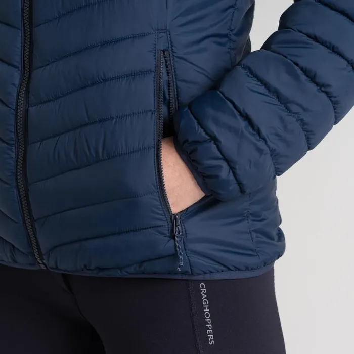 Womens Insulated Jackets Craghoppers Compresslite VIII Hooded Jacket Blue Navy Blue Navy Womens Insulated Jackets Craghoppers Compresslite VIII Hooded Jacket Blue Navy Blue Navy