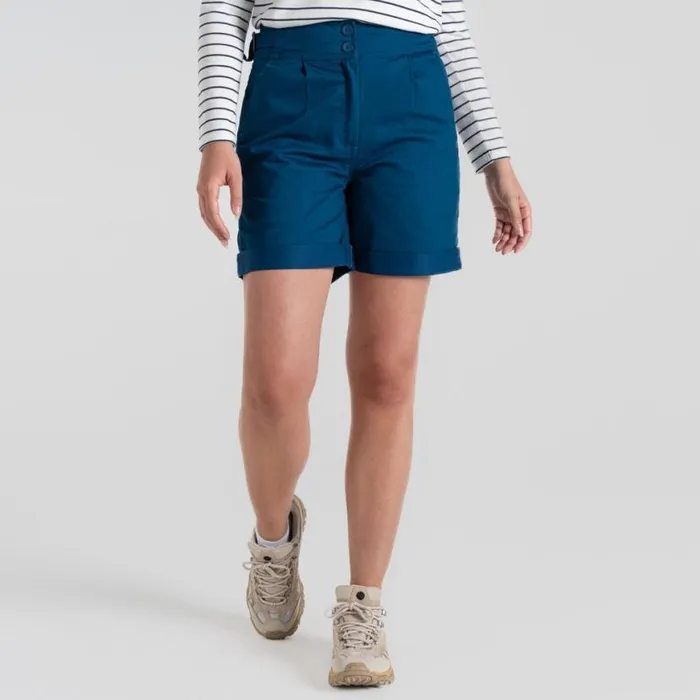Womens Shorts Craghoppers Araby Short Poseidon Blue