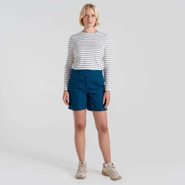Womens Shorts Craghoppers Araby Short Poseidon Blue