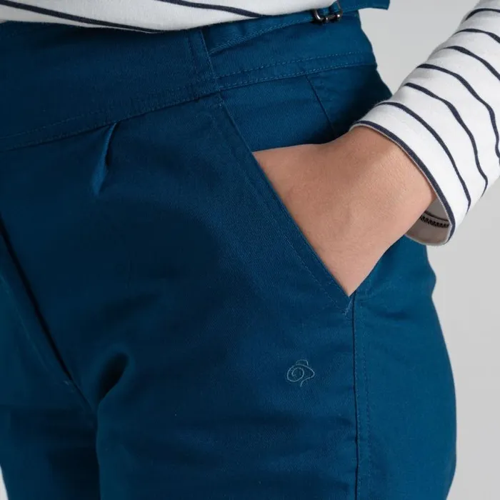 Womens Shorts Craghoppers Araby Short Poseidon Blue