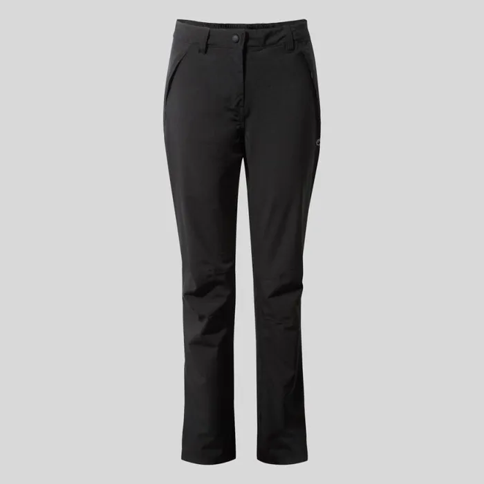 Womens Walking Trousers Craghoppers Airedale II Waterproof Trousers Black Womens Walking Trousers Craghoppers Airedale II Waterproof Trousers Black