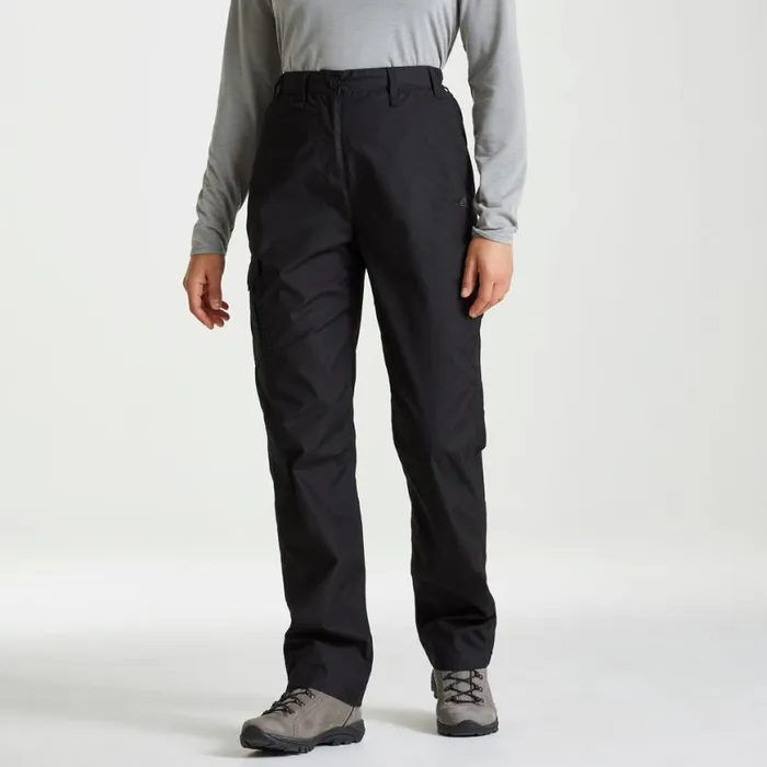 Womens Walking Trousers Craghoppers Expert Kiwi Trousers Black
