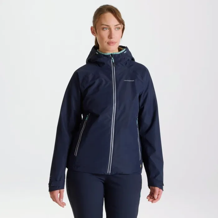 Womens Waterproof Jackets Craghoppers Atlas Waterproof Jacket Blue Navy