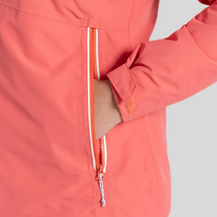 Womens Waterproof Jackets Craghoppers Brielle Waterproof Jacket Deep Coral Womens Waterproof Jackets Craghoppers Brielle Waterproof Jacket Deep Coral