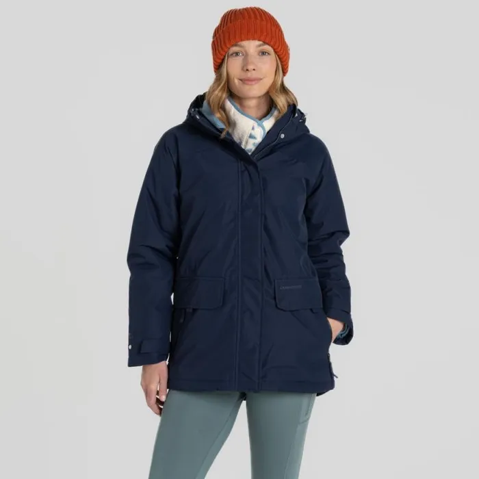 Womens Waterproof Jackets Craghoppers National Trust Bayberry Insulating Jacket Blue Navy