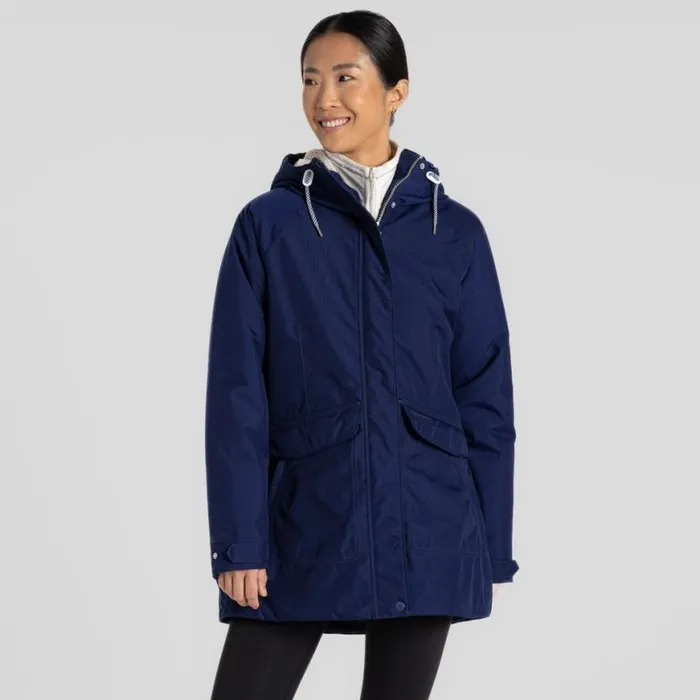 Womens Waterproof Jackets Craghoppers Rowena II Waterproof Jacket Indigo Blue