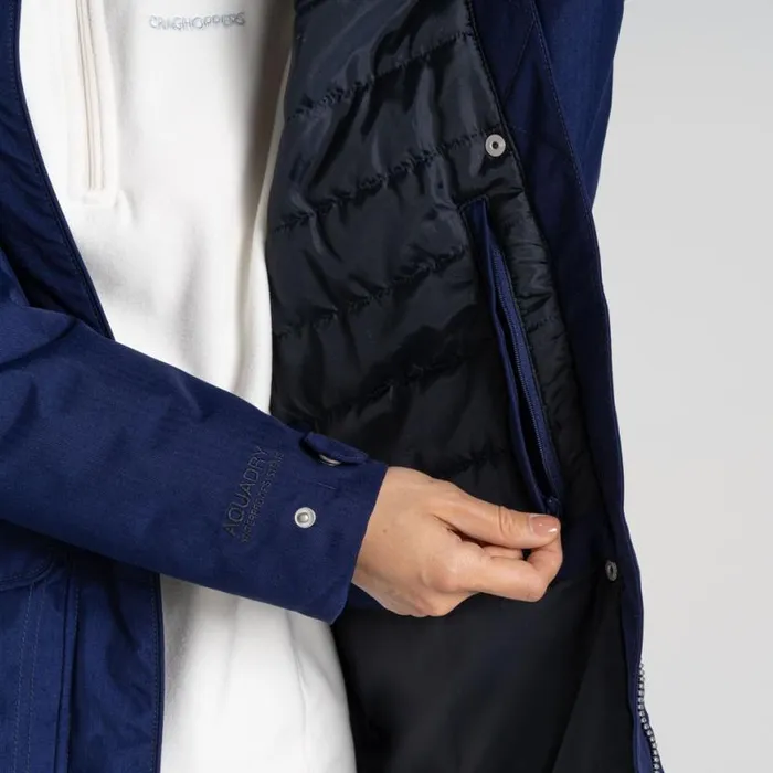 Womens Waterproof Jackets Craghoppers Rowena II Waterproof Jacket Indigo Blue Womens Waterproof Jackets Craghoppers Rowena II Waterproof Jacket Indigo Blue