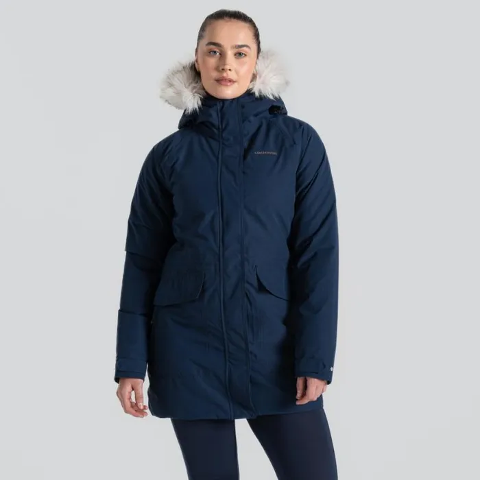 Womens Waterproof Jackets Craghoppers Sorcha Waterproof Jacket Blue Navy Marl