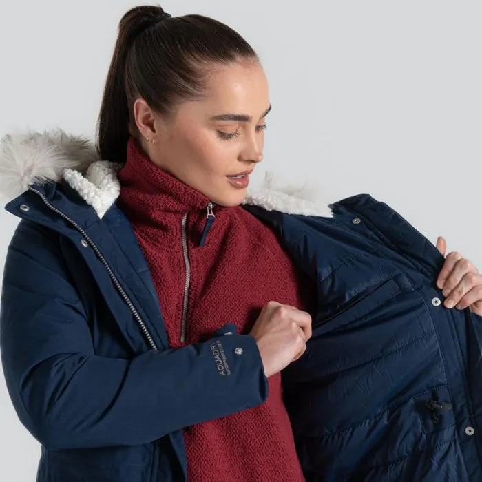 Womens Waterproof Jackets Craghoppers Sorcha Waterproof Jacket Blue Navy Marl Womens Waterproof Jackets Craghoppers Sorcha Waterproof Jacket Blue Navy Marl