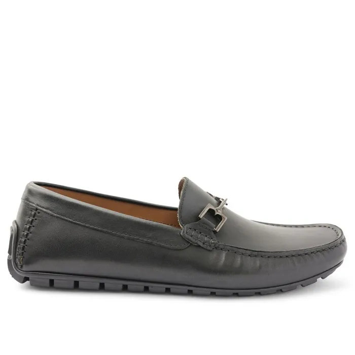 Xander Leather Driving Moccasin 8211 Black Men Bruno Magli Dress Shoes