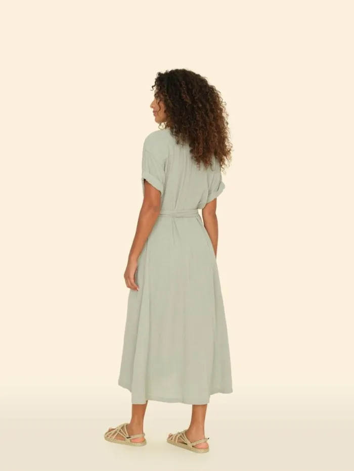 Xirena Aqua Grey Cate Dress Women Dresses