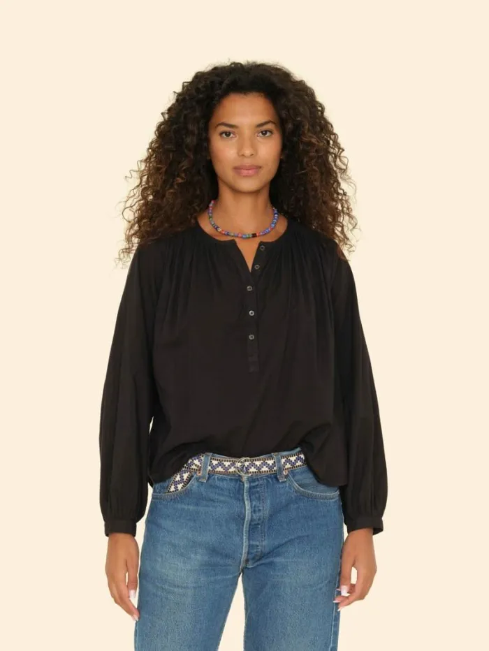 Xirena Black Hennessy Top Women Tops