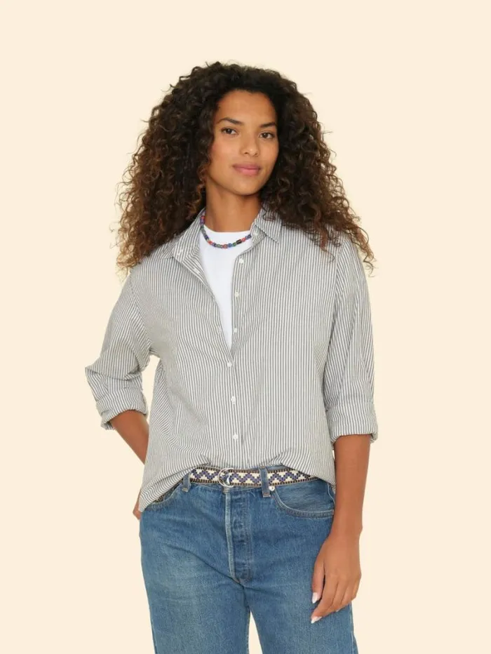 Xirena Sage White Beau Shirt Women Shirts